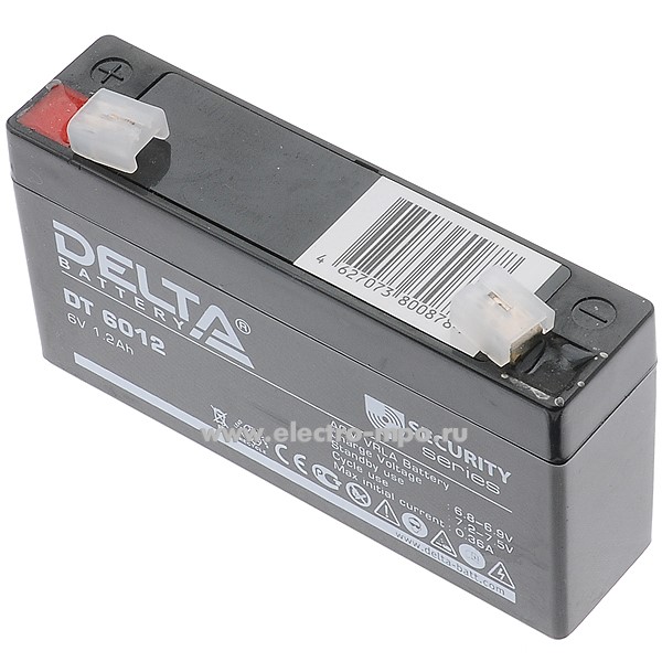 Н6521. Аккумуляторная батарея DT6012 6В 1,2Ач срок службы 5 лет (Delta Китай)
