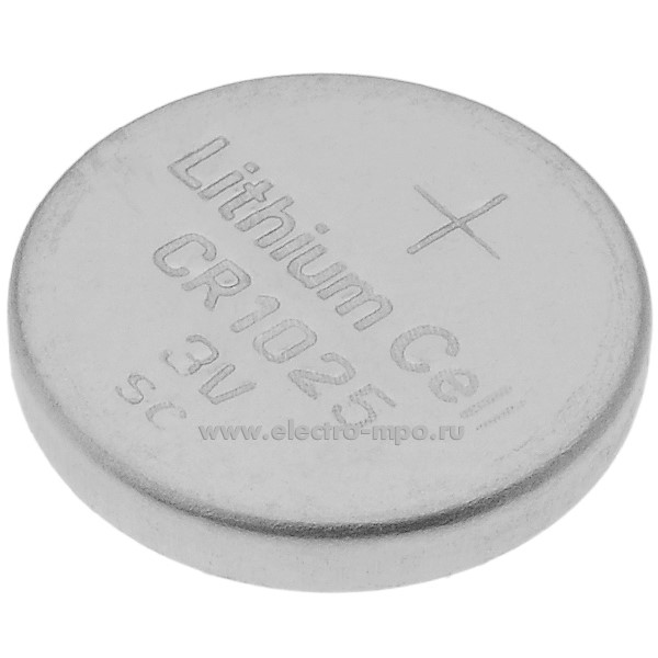 С5243. Элемент питания CR1025-1BL MAX Lithium 3В дисковый литиевый (Kodak)