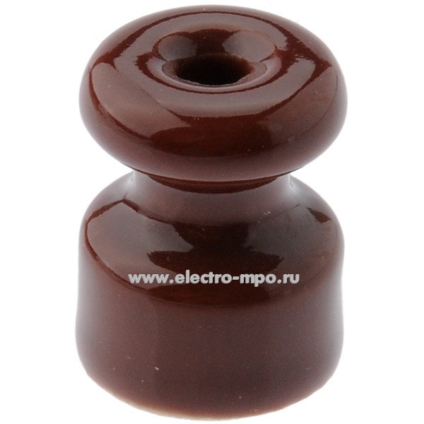 М3404. Изолятор RI-02202 керамический коричневый (Retrika)