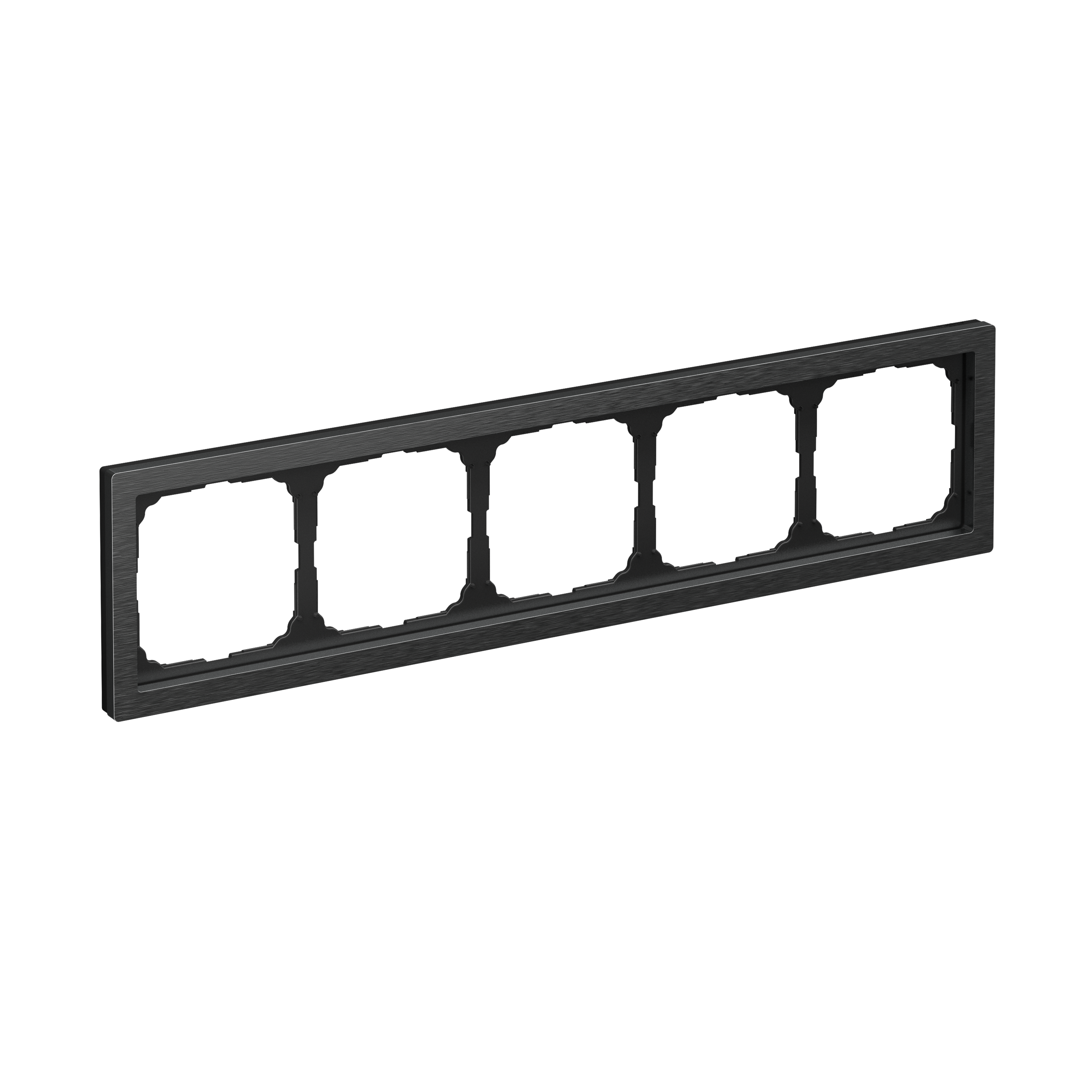 Р35. Рамка-5 ArtGallery Pure GAL312305 универсальная металл оникс (Systeme Electric) Р35. Рамка-5 ArtGallery Pure GAL312305 универсальная металл оникс (Systeme Electric)