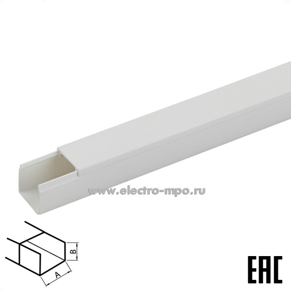 Д70. Кабель-канал Б0031131 KK-W-16-16 1 канальный 16х16х2000мм белый IP40 (ЭРА Россия) Д70. Кабель-канал Б0031131 KK-W-16-16 1 канальный 16х16х2000мм белый IP40 (ЭРА Россия)