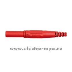 74769.И4769 Штекер тестовый XL-410 66.9196-22 кабельный под винт D=4мм 2,5мм2 красный (Multi-Contact)