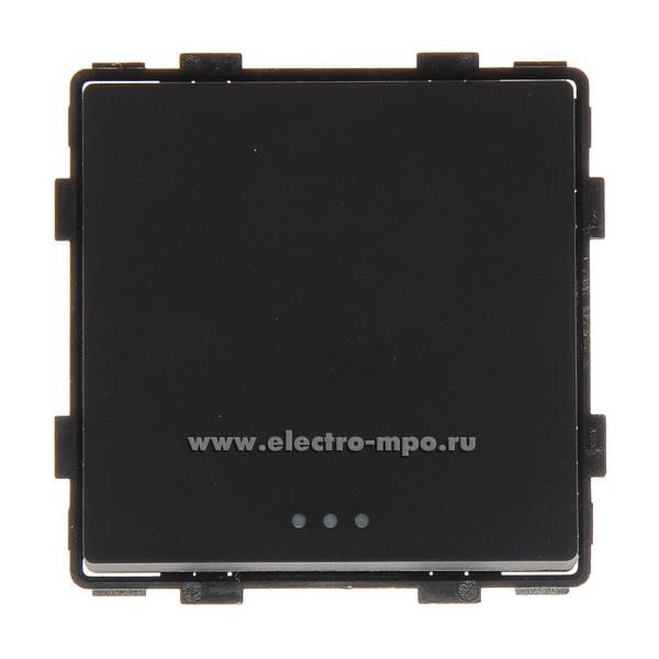 Ю2825. Механизм BingoElec MP001Black выключателя 1кл. с/п чёрный (Электромонтаж)