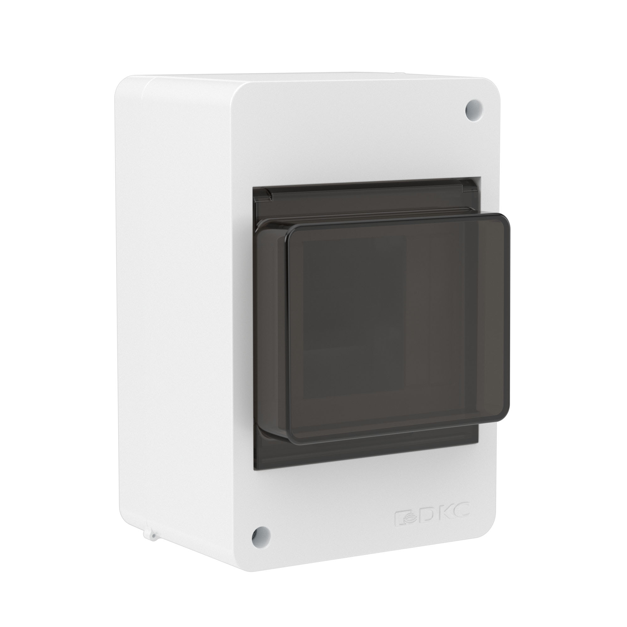 Е10. Щиток F04W0WD 4 мод настенный Фрейм (FRAME), белый, с тонированной дверцей (ДКС) Е10. Щиток F04W0WD 4 мод настенный Фрейм (FRAME), белый, с тонированной дверцей (ДКС)