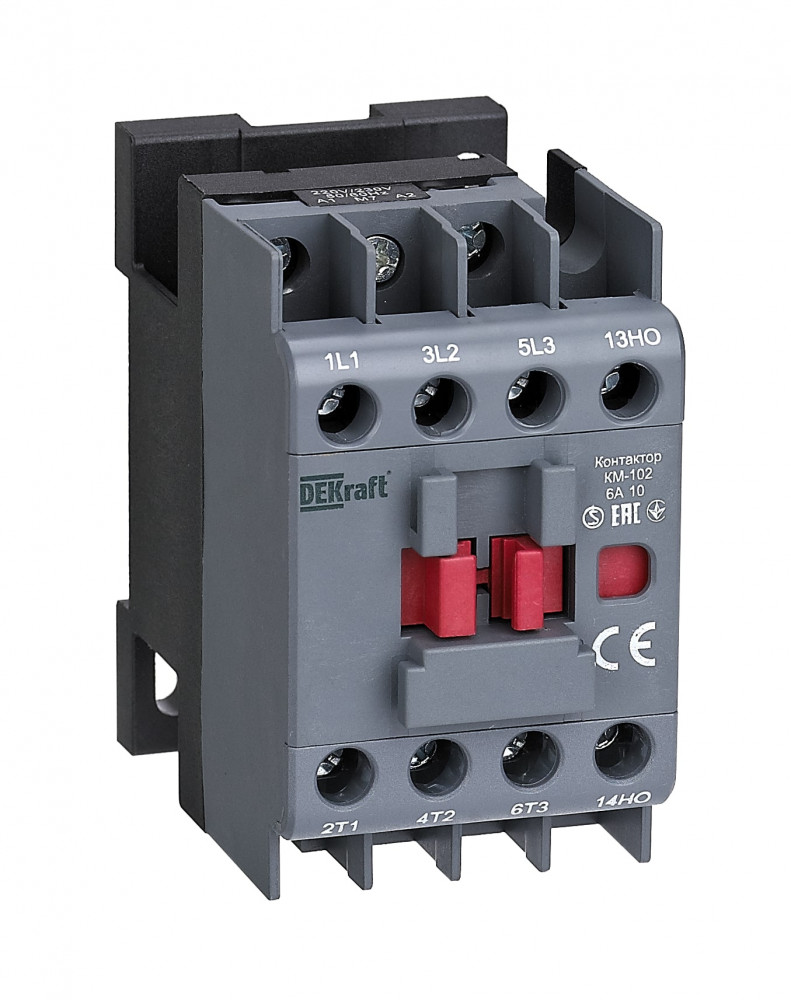 А75. Контактор 22055DEK 6А 36В АС3 АС4 1НО КМ-102 (Dekraft) А75. Контактор 22055DEK 6А 36В АС3 АС4 1НО КМ-102 (Dekraft)