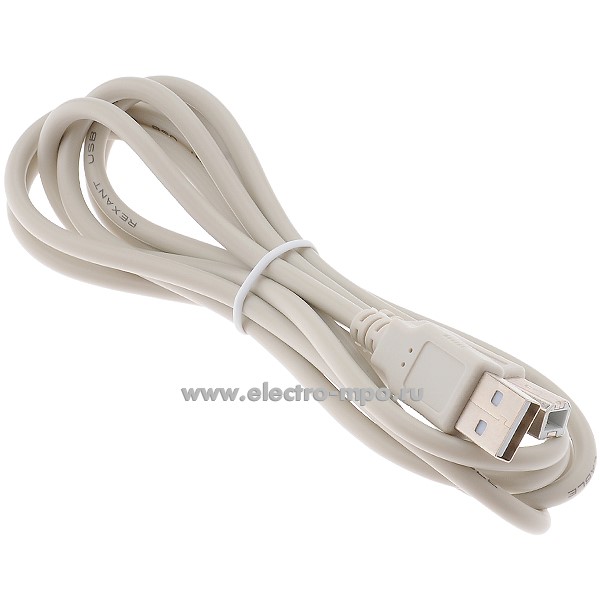Н5675. Шнур 18-1104 USB A (штекер) - USB B (штекер) 1,8 м (Rexant Китай)