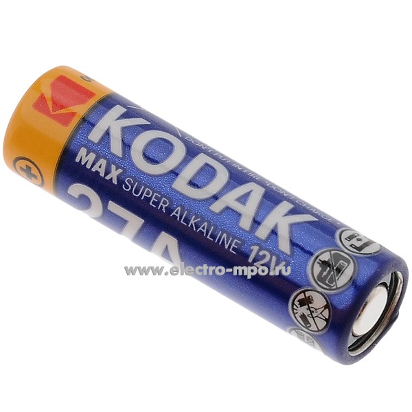 С5256. Элемент питания 27A-1BL MAX SUPER Alkaline 12В алкалиновый (Kodak)
