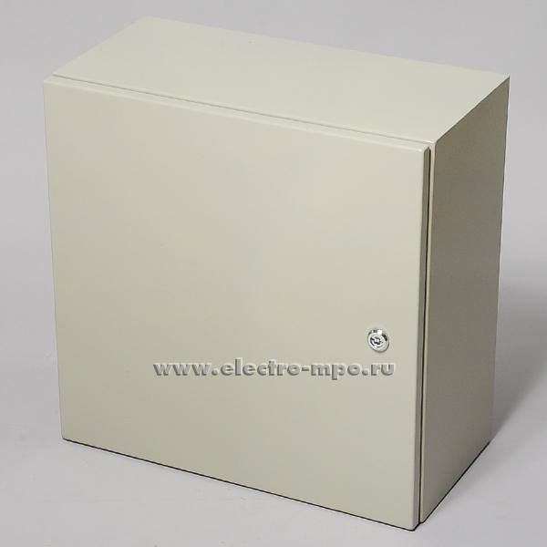 Е5014. Шкаф SPT-505025  IP65 500х500х250мм светло-серый с монтажной платой (Saipwell)
