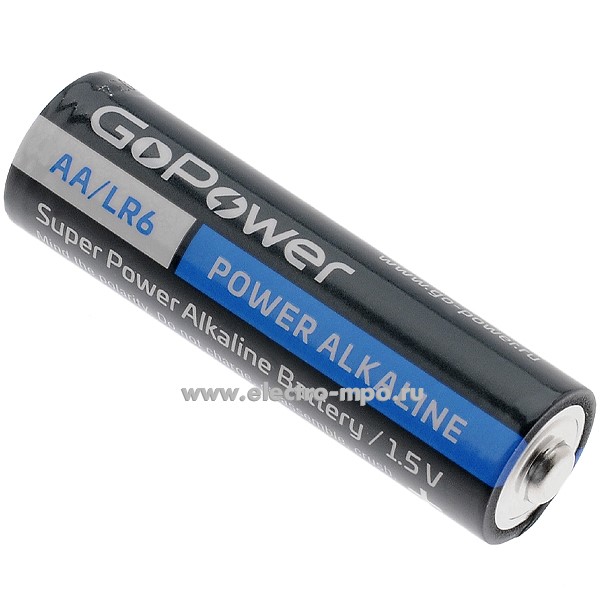 С6551. Элемент питания 00-00015599 LR6 (AA) 1.5V 2800 мА/ч алкалиновый (GoPower)